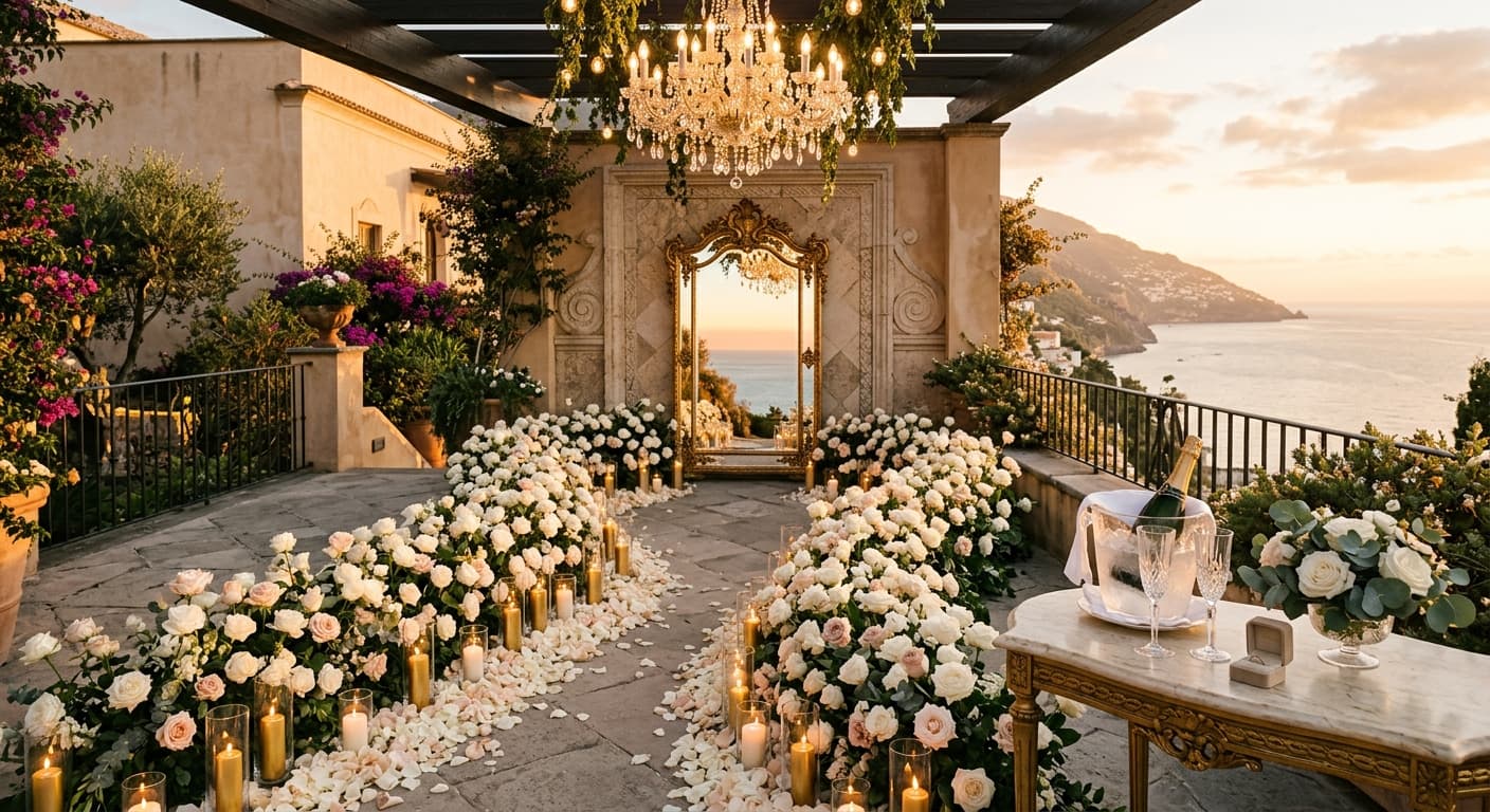 Luxury proposal setting